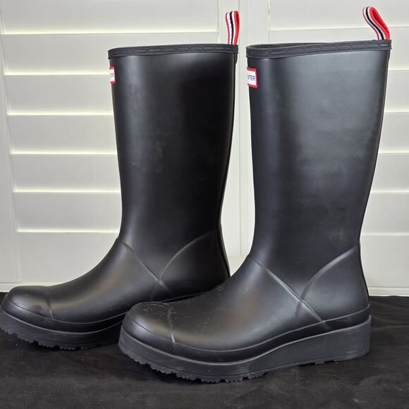UsedGood - Hunter Womens Original Tall Boots, Black US 8 / UK 6 / EU 39 - Picture 2 of 8
